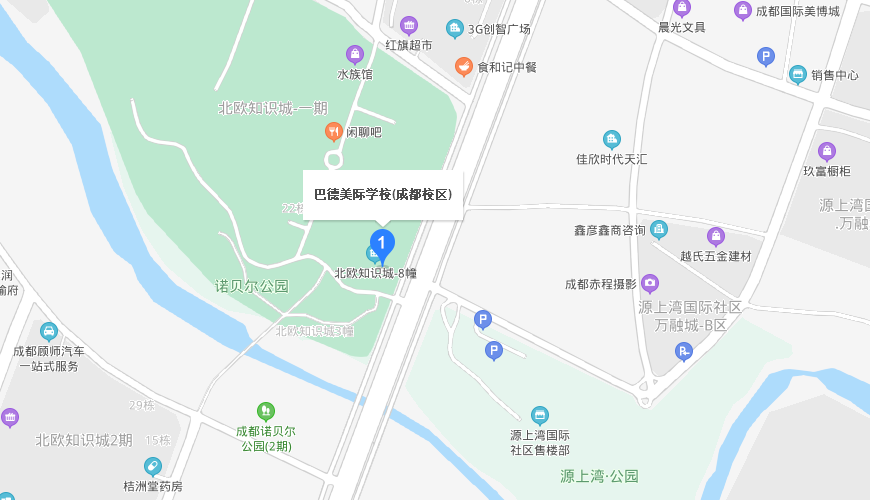 巴德美际学校成都校区地图图片