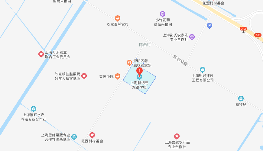 上海新纪元双语学校地图图片