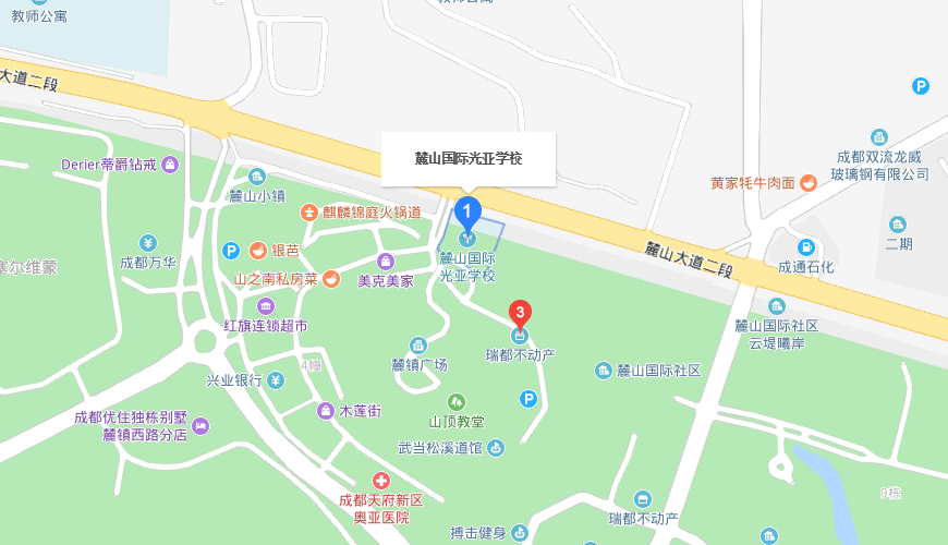 麓山国际光亚学校地图图片