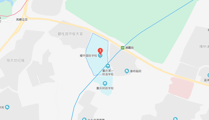 重庆耀中国际学校地图图片