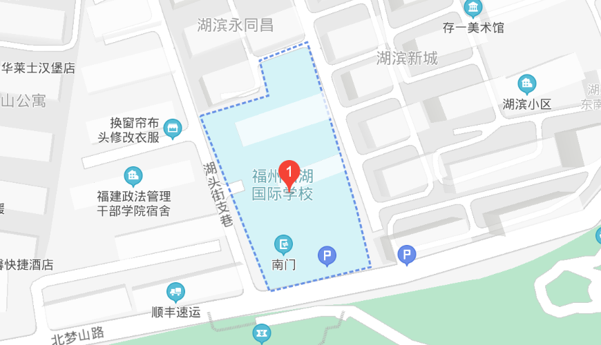 福州西湖国际学校地图图片