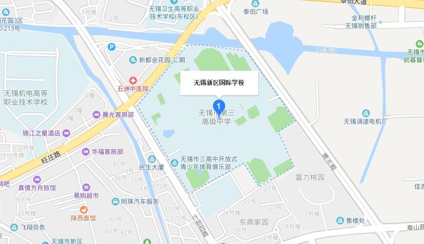 无锡国际学校地图图片