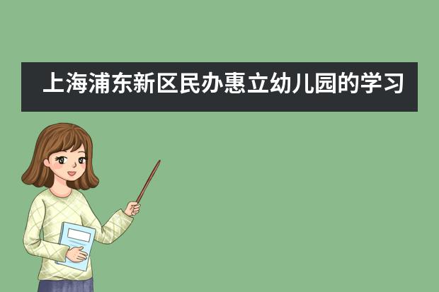 上海浦东新区民办惠立幼儿园的学习环境怎么样？好不好？