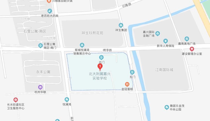 北大附属嘉兴实验学校地图图片