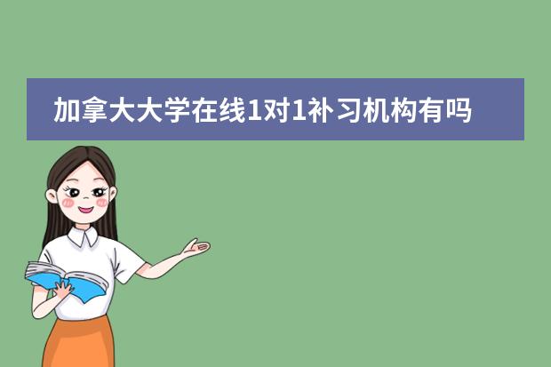 加拿大大学在线1对1补习机构有吗？