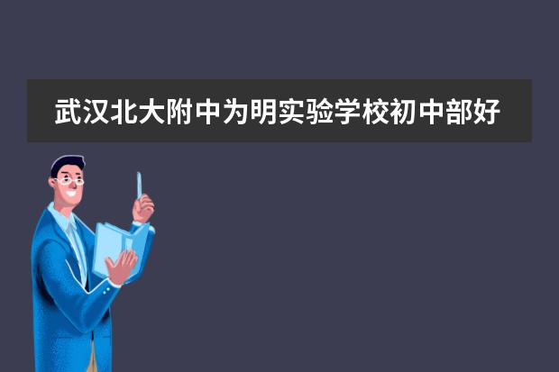 武汉北大附中为明实验学校初中部好吗