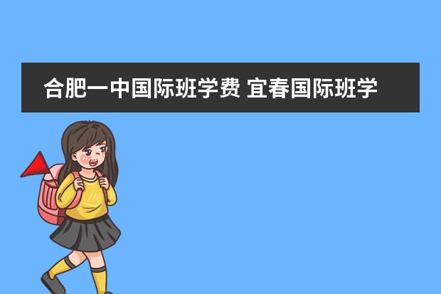 合肥一中国际班学费 宜春国际班学费